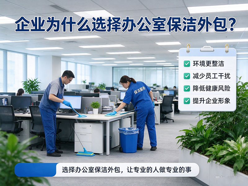 企业为什么选择办公室保洁外包？对比自聘保洁优势